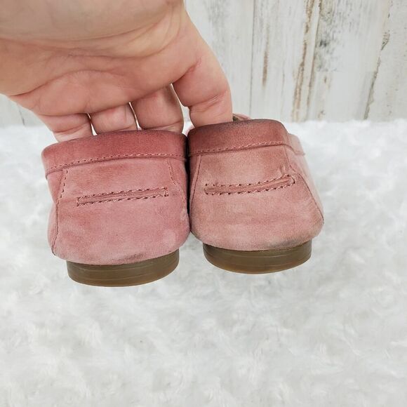 White Mountain Markos Suede Loafers Pink Size 6.5 - Picture 6 of 10